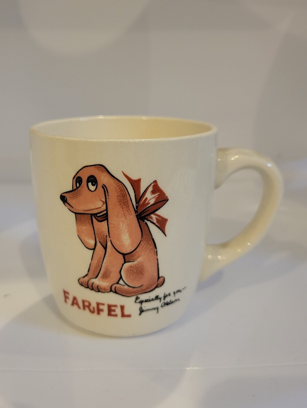 Vintage 1960s Farfel The Dog Mug